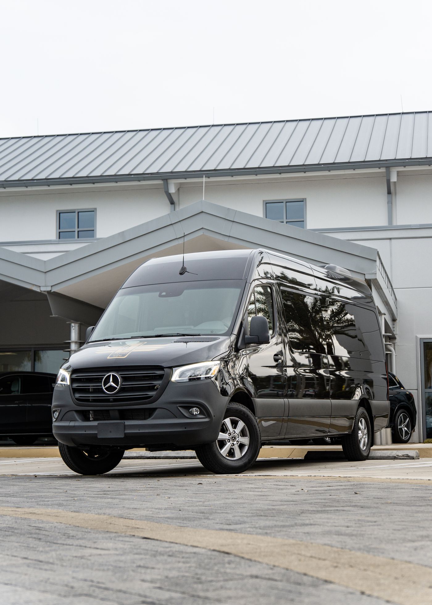 Chauffeured Mercedes Sprinter for private group transportation in Miami